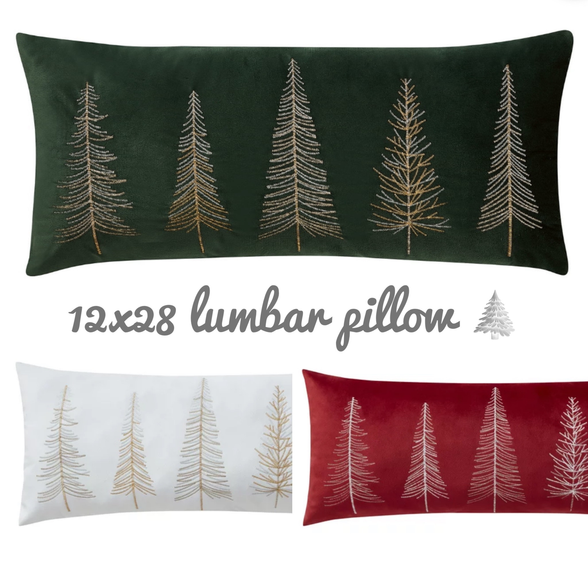 Super cute velvet lumbar pillow my My Texas House! Walmart Christmas decor. Throw pillows in green red and white  

#LTKHoliday #LTKhome #LTKSeasonal