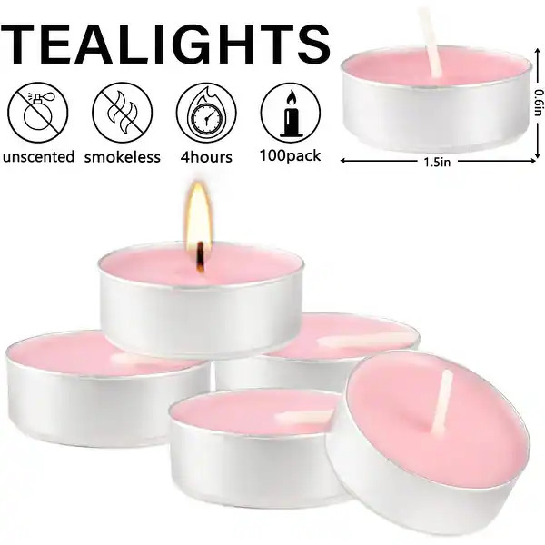 Tea Lights Candles in Bulk - Bed Bath & Beyond - 39459168 | Bed Bath & Beyond