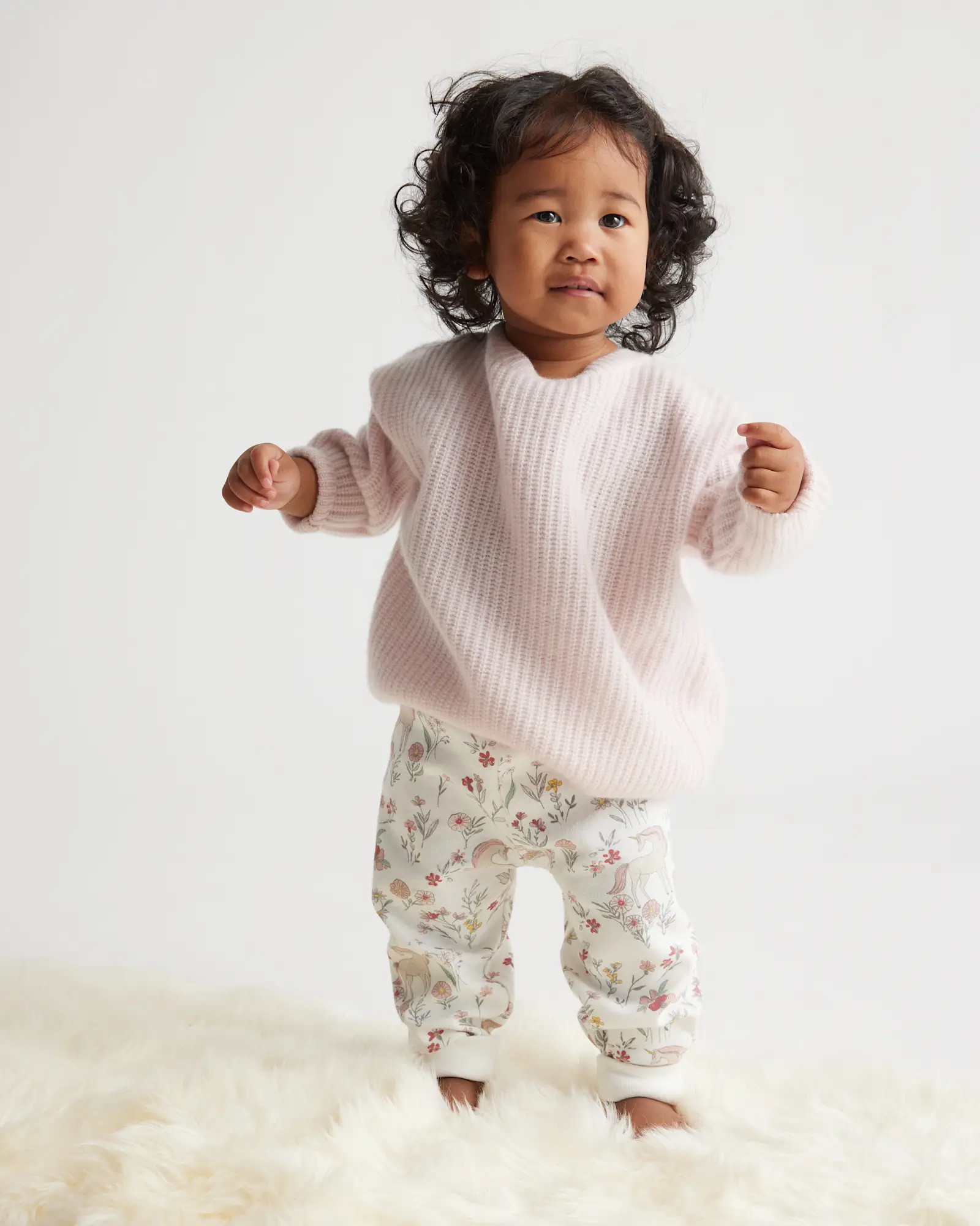 Mongolian Cashmere Fisherman Tunic Sweater - Baby Gender Neutral | Quince