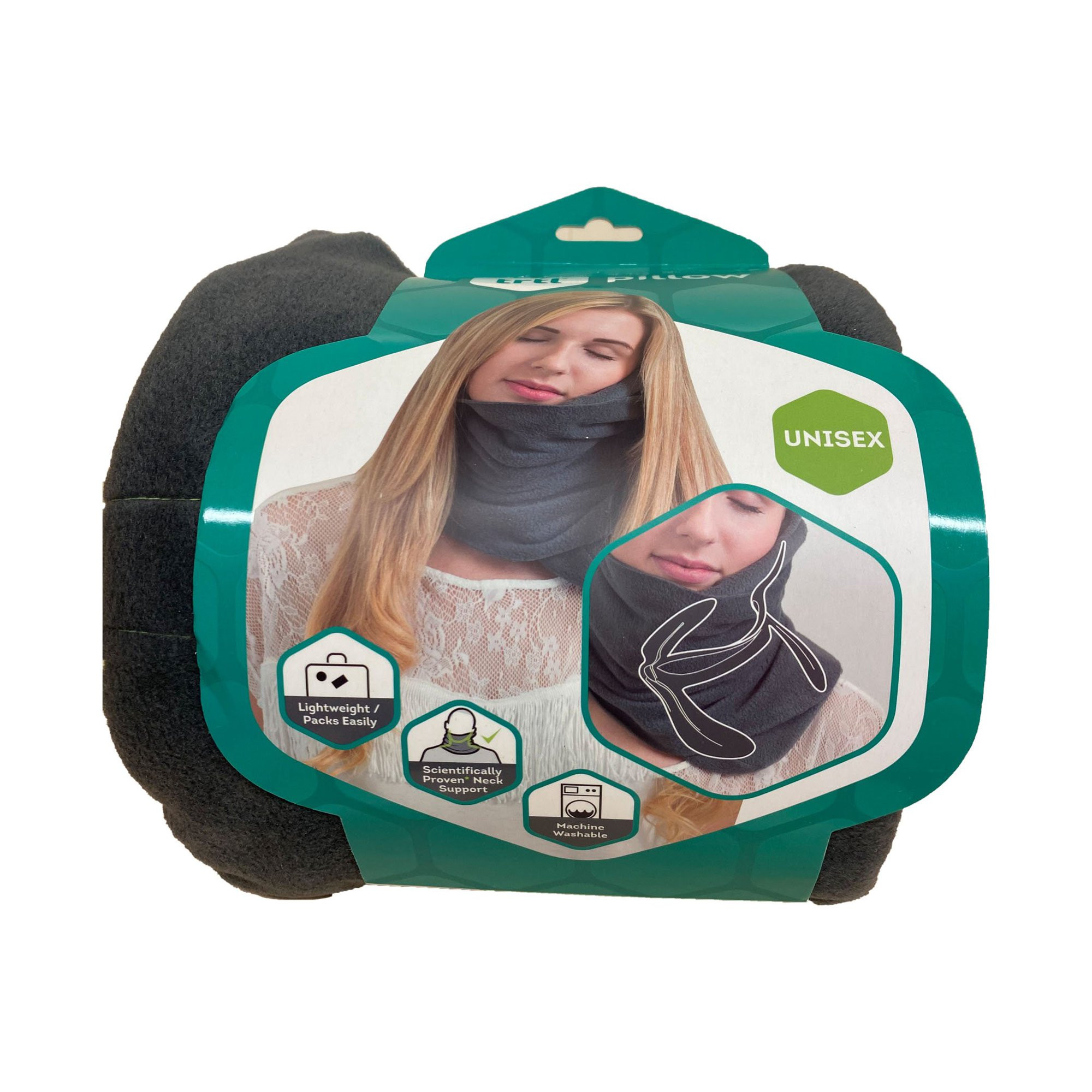 trtl Pillow - Scientifically Proven Super Soft Neck Support Travel Pillow (Black | Walmart (US)