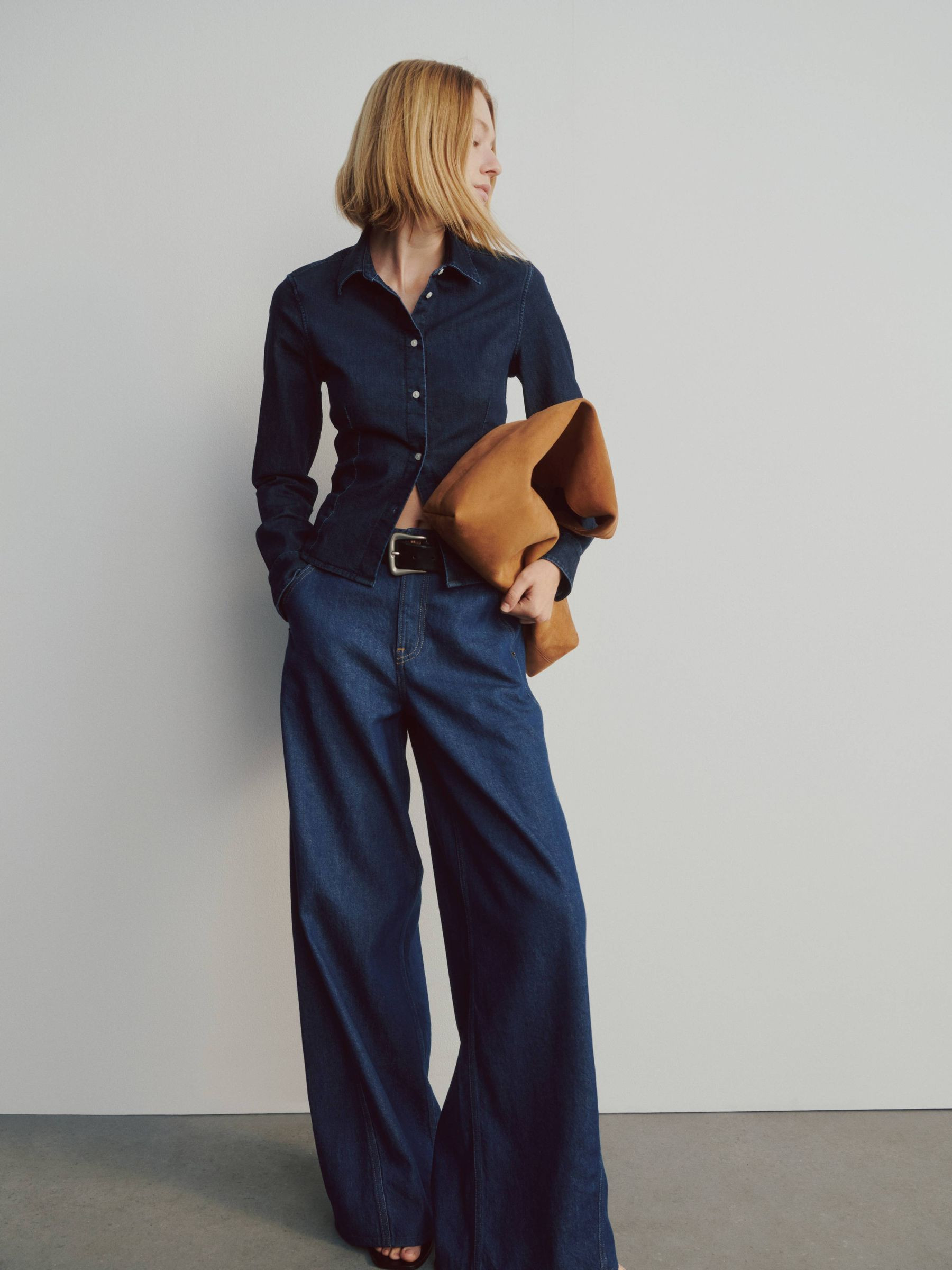 Dark Indigo Blue Mid Rise Ultra Soft Baggy Jeans | Gap | GAP UK