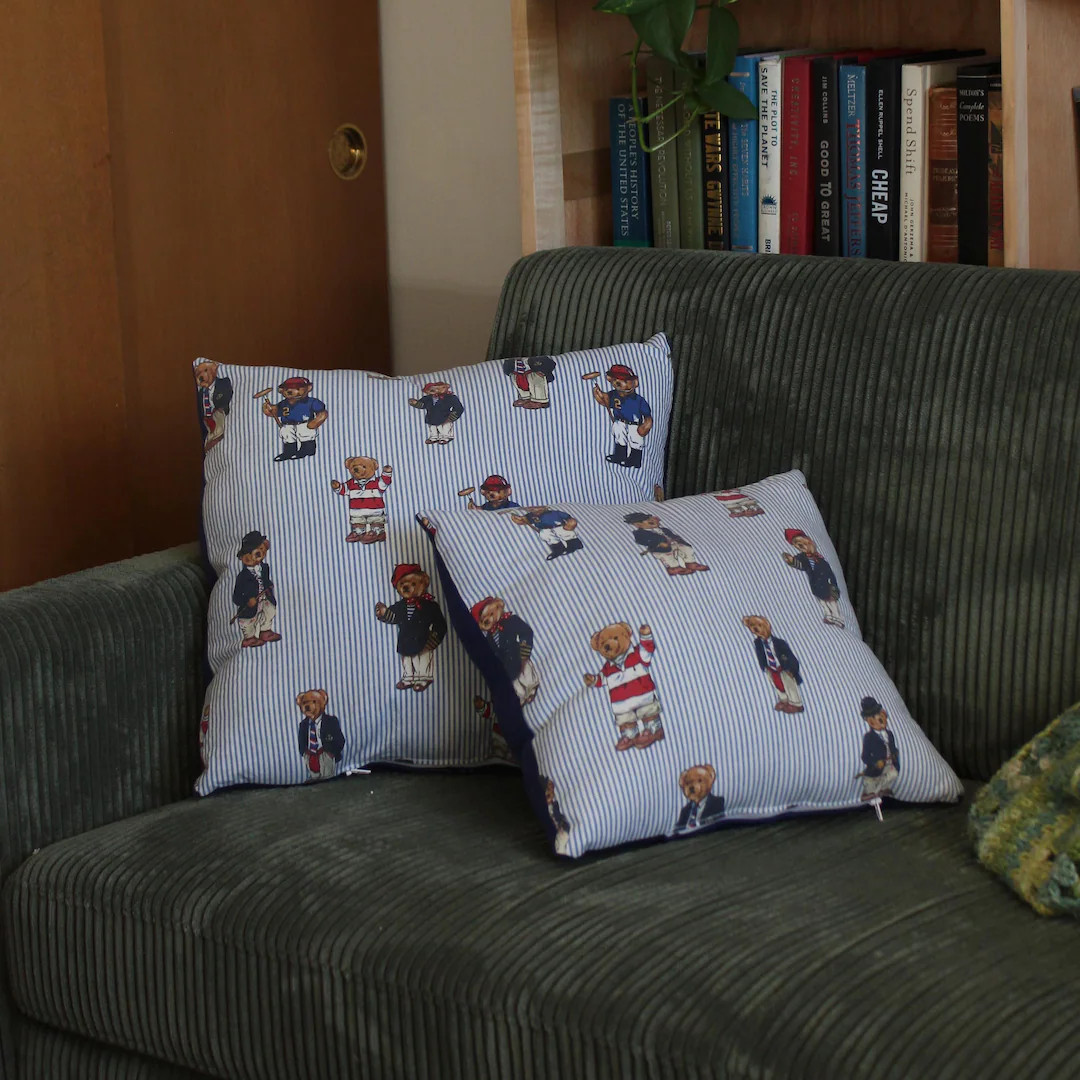 Upcycled Vintage Teddy Bear Baby Pillow - Etsy | Etsy (US)