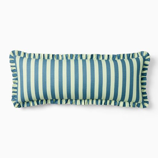 Wide Stripe Lumbar Pillow Cover | West Elm (US)
