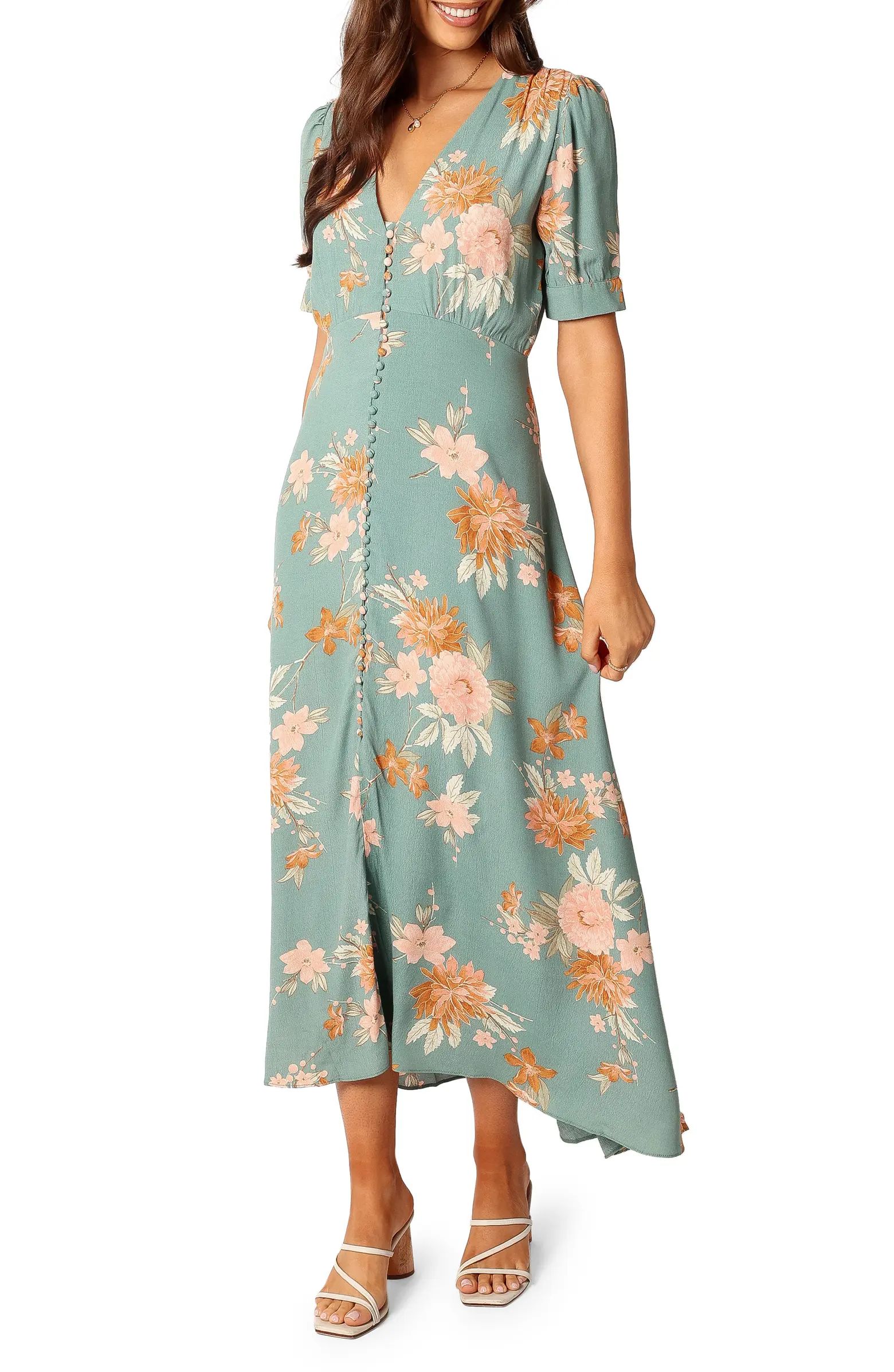 Frampton Floral Short Sleeve Dress | Nordstrom