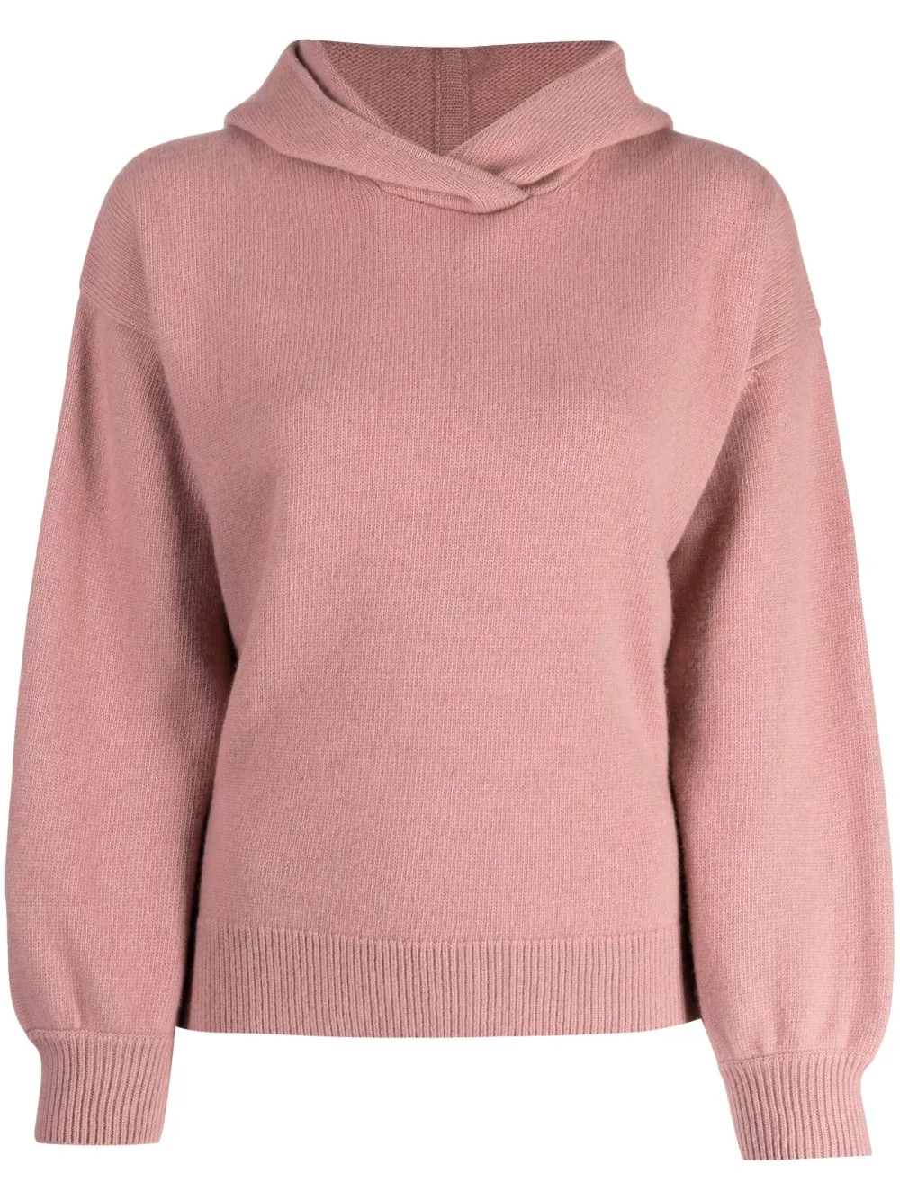 Pringle Of Scotland long-sleeve wool-cashmere Blend Hoodie  | Pink | FARFETCH | Farfetch Global