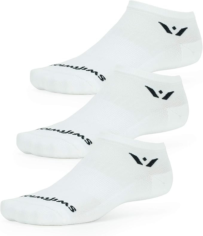 Swiftwick - PERFORMANCE No Show (3 Pairs) Running & Golf Socks, Cushioned No-Show | Amazon (US)