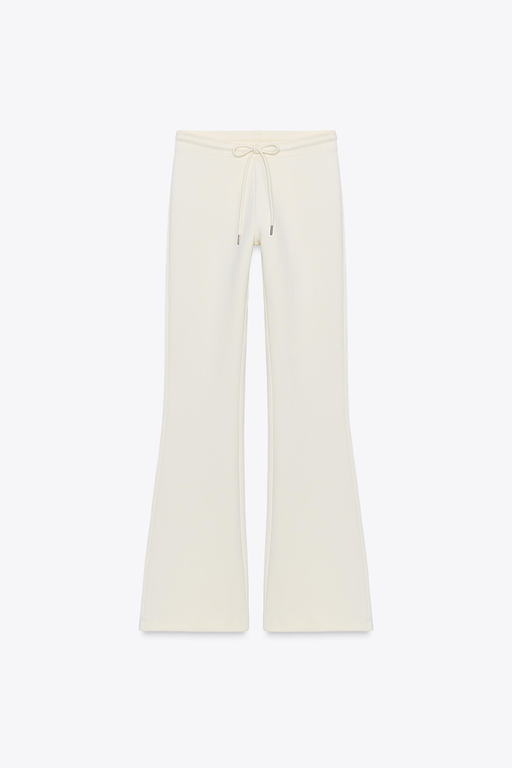 INTERLOCK FLARE PANTS | Zara US