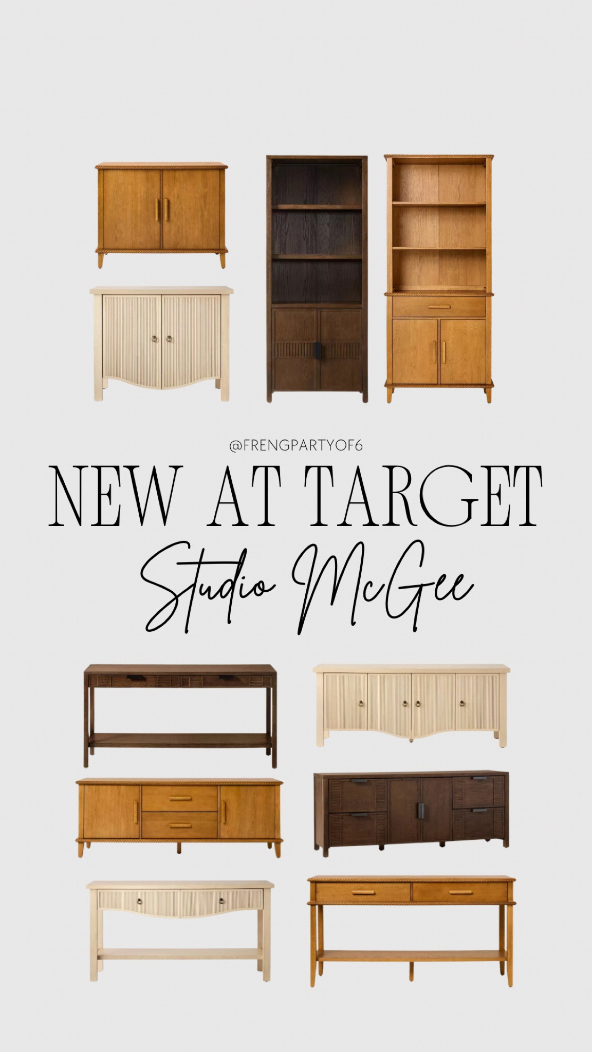 New furniture from the studio McGee target collection that just launched today! Here is a roundup of sideboards, console tables, and cabinets. I’m loving the variation of wood tones. 😍

#LTKHome #LTKFindsUnder100
