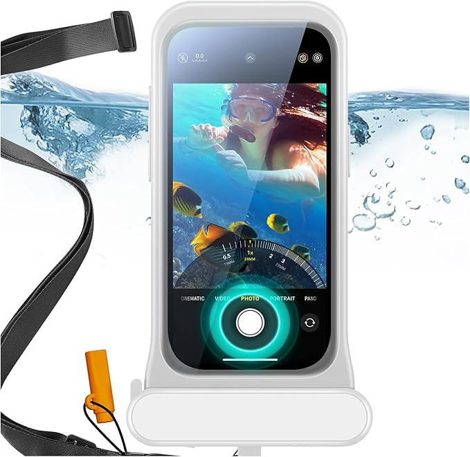 ESR Waterproof Phone Pouch for iPhone 15/14 / 13, Underwater Touch Sensitivity, IPX8 Floating Wat... | Amazon (US)
