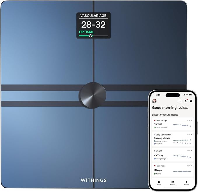 WITHINGS Smart Scales for Body Weight, FSA or HSA Eligible, Body Analysis, Fat Content, Muscle Ma... | Amazon (US)