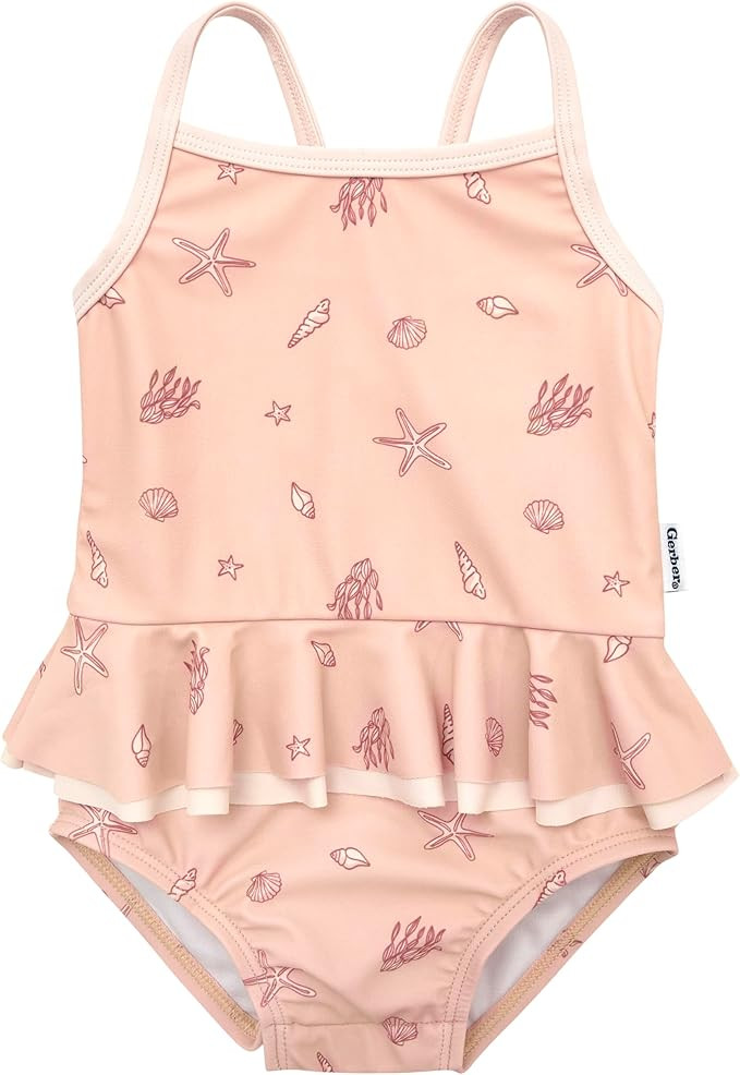 Gerber girls One-piece Swimsuit | Amazon (US)