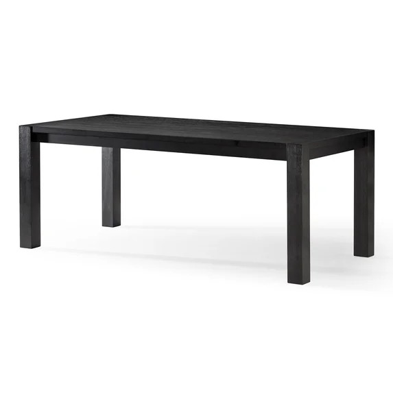 Maven Lane Cleo Contemporary Wooden Dining Table in Refined Black Finish | Walmart (US)