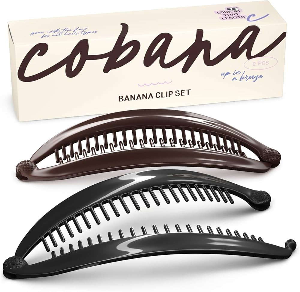 Cobana Banana Clip Hair Clips - Volumizing Hair Claw Clips & Hair Styling Accessories for Thick &... | Amazon (US)