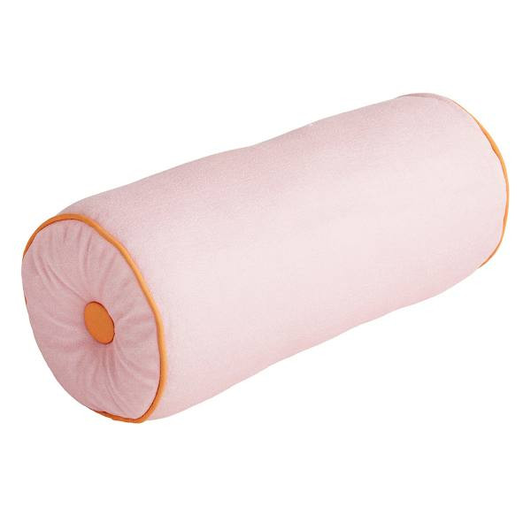 Pink Bolster Outdoor Throw Pillow, 8" | At Home