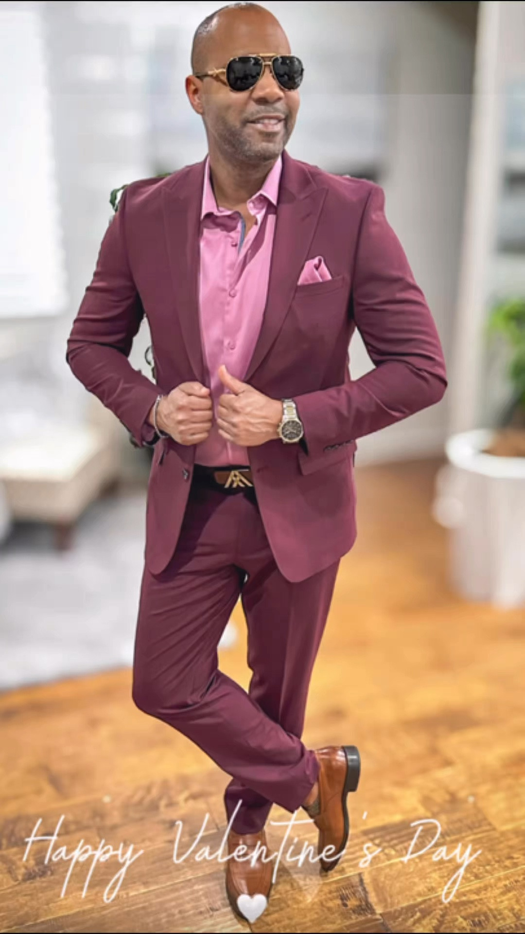 Suit up, step out. 

Feeling sharp in my Bar III suit, Armani Exchange watch and bracelet keeping me on time and in style, Cole Haan Hawthorne shoes making every step smoother, and a splash of Jean Paul Gaultier Ultra Male for that finishing touch. 

Ready to make this Valentine’s Day unforgettable.

Check out the link in my bio to shop this outfit.

  #ValentinesVibes #DressedToImpress #SharpAndReady #MensStyle #LuxuryInEveryStep #photooftheday #instaphoto #instagood  #mrmichaelbrown #macys #models #explorepage #explore  #mensfashion #mensstyle #menswear #fashion #comment4comment #style #styleblogger #styleinspiration #valentine #valentinesday #valentineday 

#LTKWatchNow #LTKMens