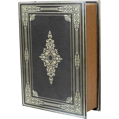 Vintage Style Decorative Faux Leather Fake Book Box - Elegant Storage And Decor Accent | Wayfair North America