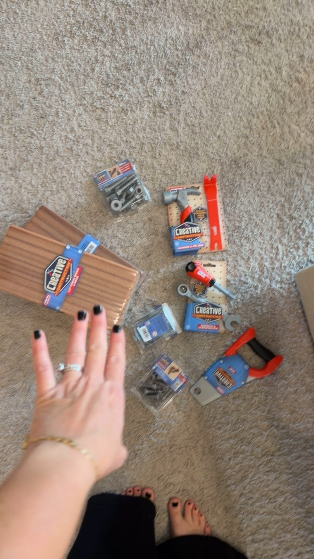 Toddler tool set that actually cuts and screws!!! 🔨🛠️🪛🪚🗜️🪓🧰

#LTKHoliday #LTKKids #LTKGiftGuide