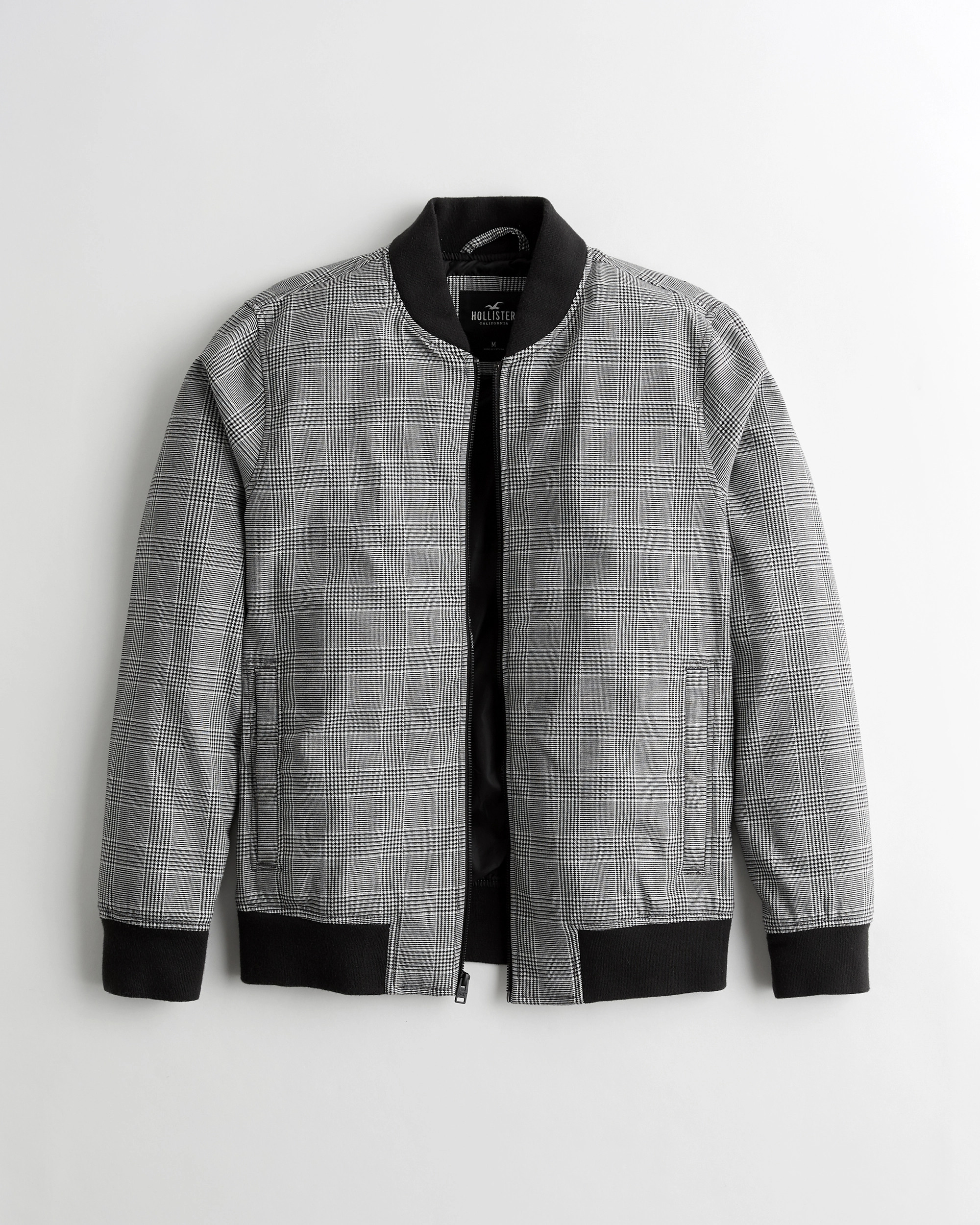 Guys Plaid Bomber Jacket from Hollister | Hollister (US)