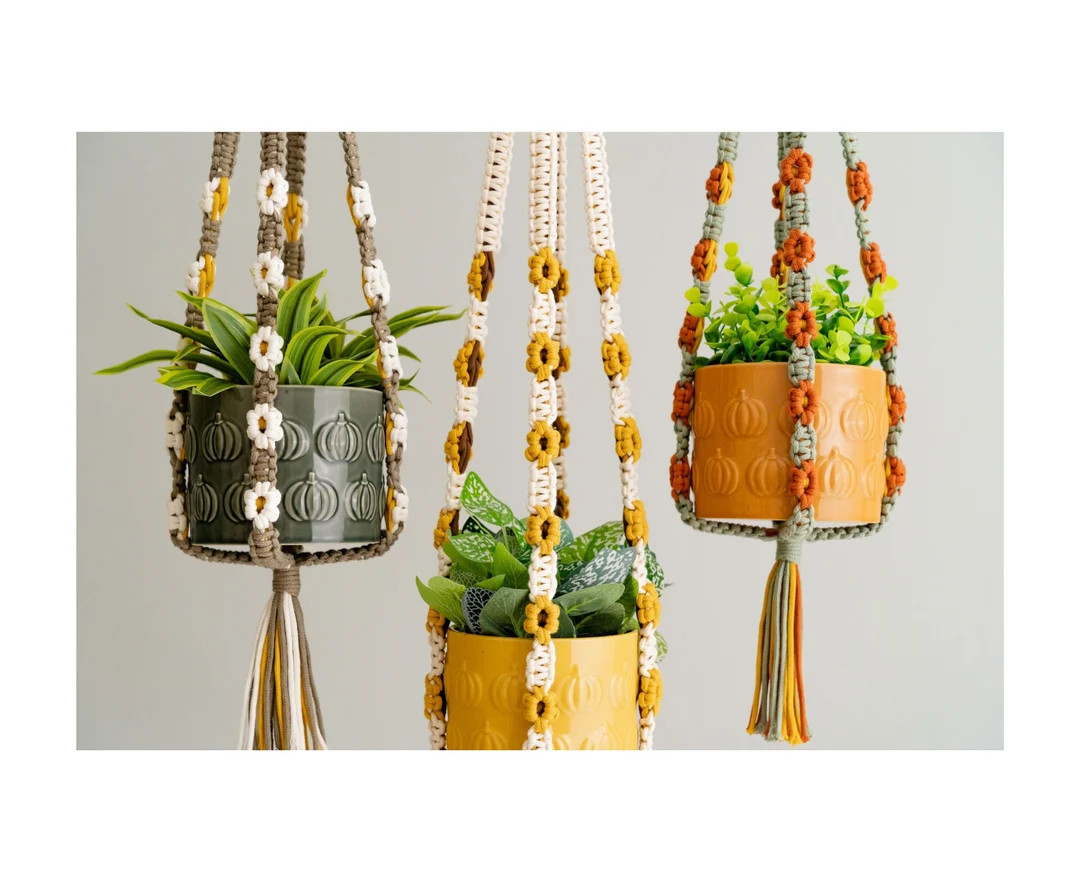 Macrame Plant Hanger, Tassel Macrame, Rope Planters, Long Plant Hanger, Gardening Decor, Macrame ... | Etsy (US)