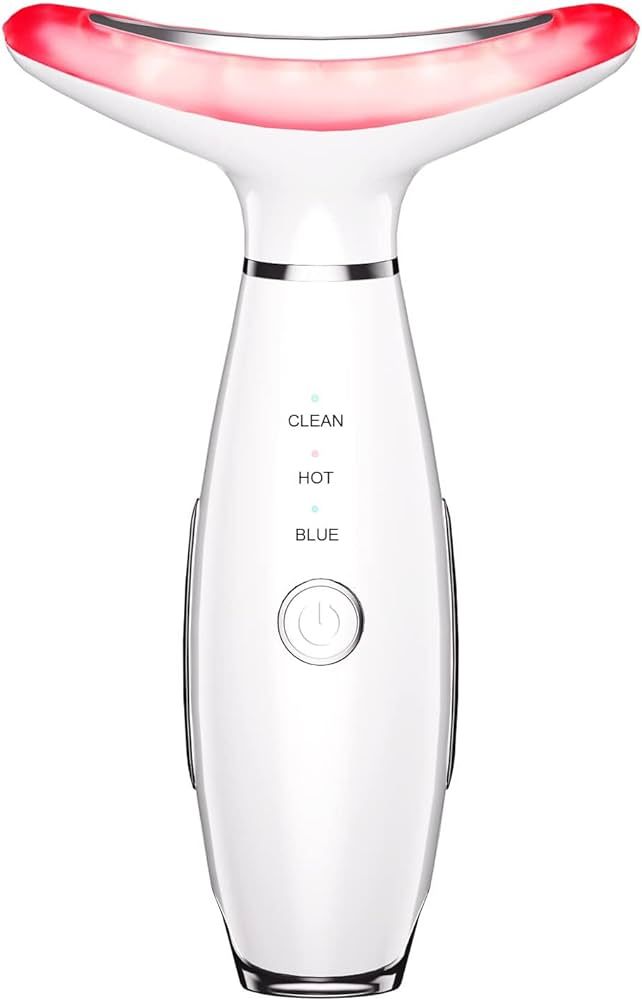 3-in-1 Beauty Massager for Face and Neck, Based on Triple Action LED, Thermal, and Vibration Tech... | Amazon (US)