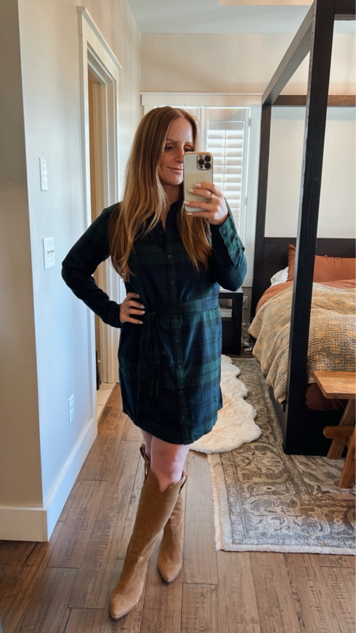 Flannel shirt dress 🫶🏼

#ltksale #fall #flannel #holiday #holidaydress #dress #abercrombie

#LTKsalealert #LTKHoliday #LTKSale