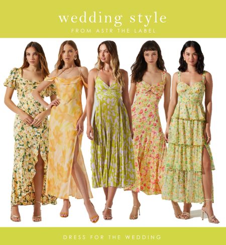 
Wedding guest dress, yellow dress, summer dress, floral dress, summer wedding guest, outdoor wedding, tiered dress 
Our favorite maxi dress and midi dress styles for spring and summer wedding season!  Cocktail dress, wedding guest dress summer, outdoor wedding, June wedding, wedding guest dresses under $200, Astr the label dress , romantic dress, corset dress 

Follow Dress for the Wedding on the LIKEtoKNOW.it shopping app to get the product details for this look and more cute dresses, wedding guest dresses, wedding dresses, and bridal accessories, plus wedding decor and gift ideas! 

Yellow dress 
Green dress 
Floral dress #LTKwedding #LTKmidsize #ltkparties #ltkseasonal #ltkwedding

#LTKSeasonal #LTKWedding #LTKMidsize