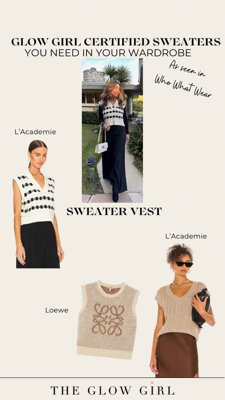Vests are back, and this striped version by Revolve offers a preppy, Ivy-league college girl vibe. Layer it over a button-down shirt for a polished look, or wear it with a fitted long-sleeve basic for a more modern one.

#LTKFashion #SweaterWeather

#LTKSeasonal #LTKover40