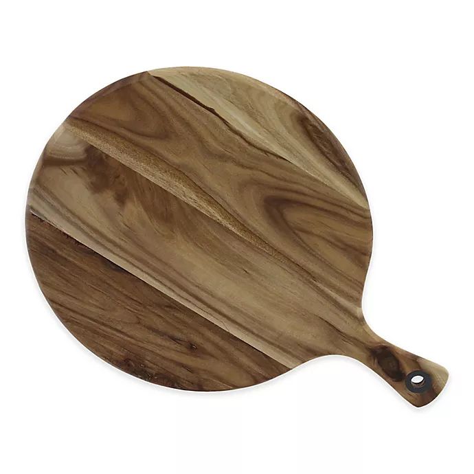 CraftKitchen™ 11.5-Inch Round Chop/Prep/Serve Acacia Wood Cutting Board in Brown | Bed Bath & Beyond
