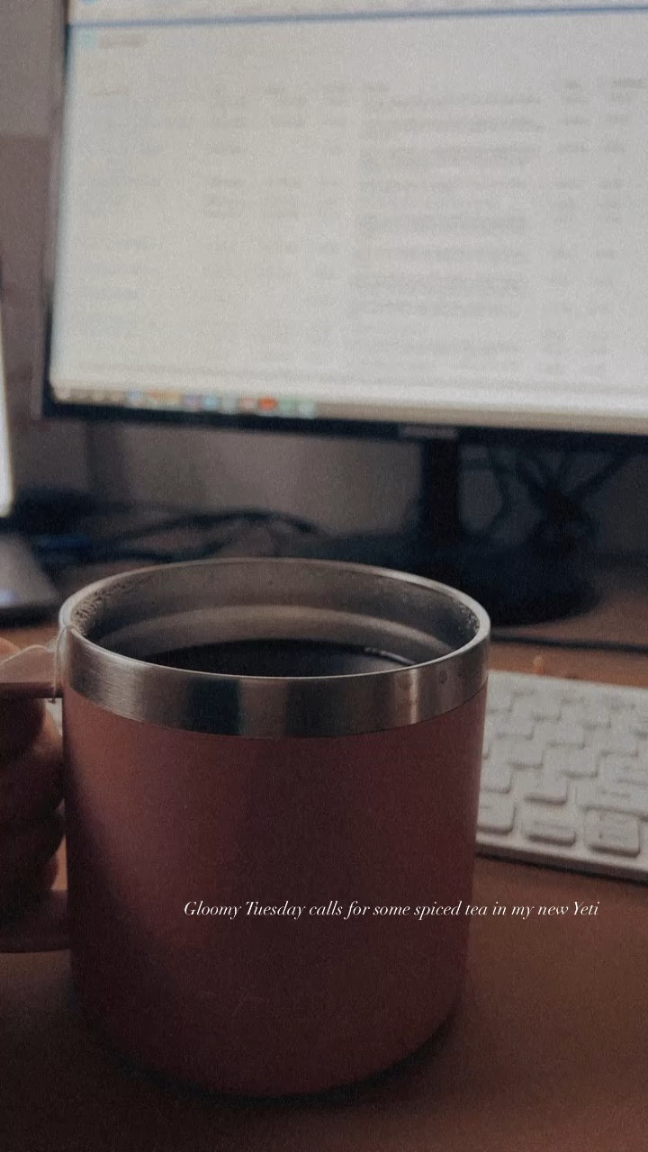 Gloomy Tuesday morning with some tea in my new a yeti from Amazon! 

#LTKGiftGuide #LTKhome #LTKunder50