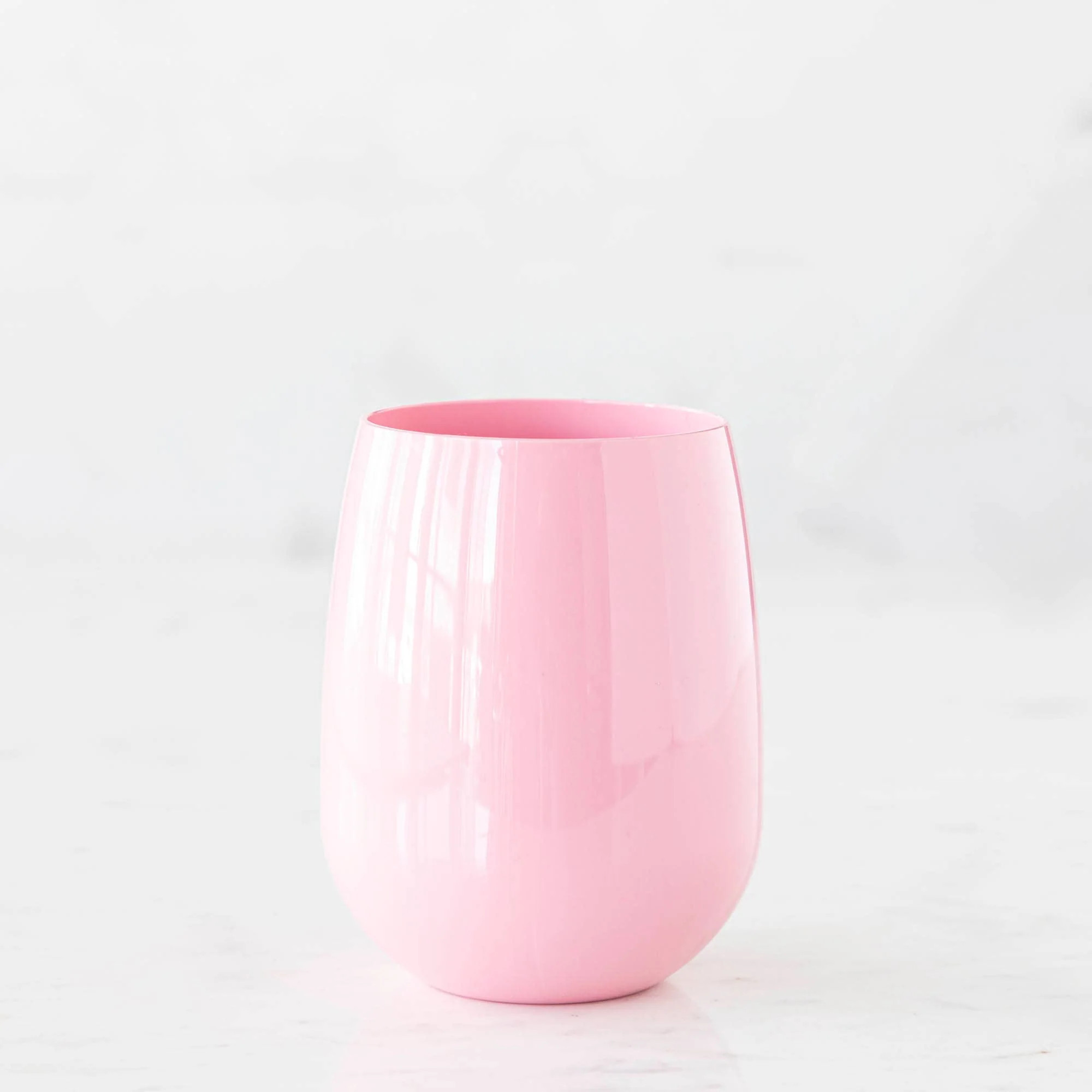 Unbreakable Stemless Wine Glass - Pink | Jones & Daughters