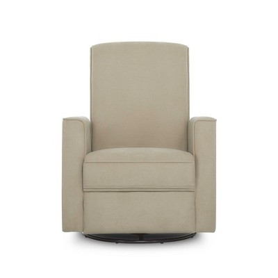 Evolur Harlow Deluxe Greenguard Gold Certified Upholstered Plush Seating Glider Swivel & Power Recliner, Fawn | Target