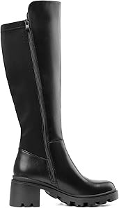 DREAM PAIRS Women's Knee High Boots, Comfortable Platform Round Toe Stretch Boots for Women | Amazon (US)
