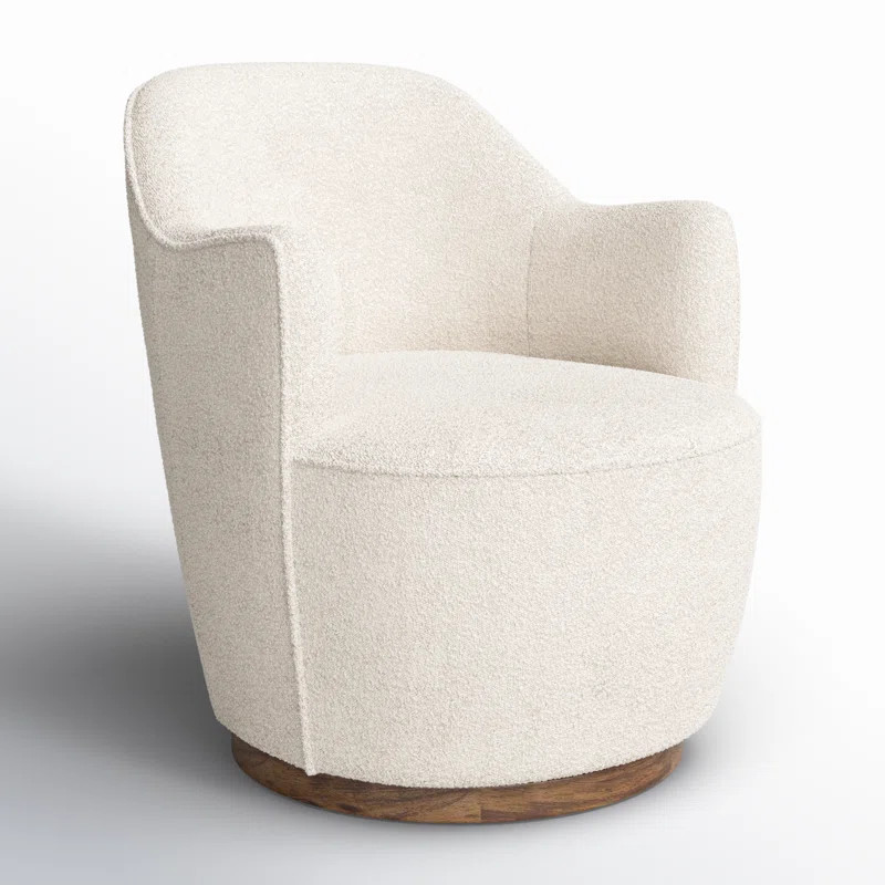 Corson Upholstered Swivel Barrel Chair | Joss & Main