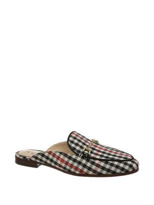 Orient Express Linnie Plaid Mules | Lord & Taylor
