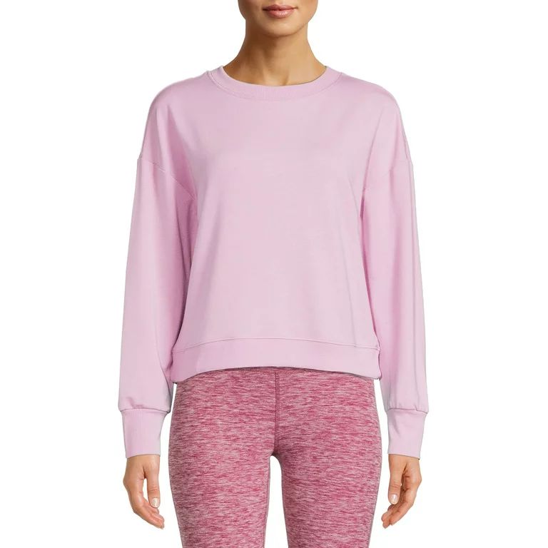 Avia Women's Long Sleeve Cutout Back Sweatshirt | Walmart (US)
