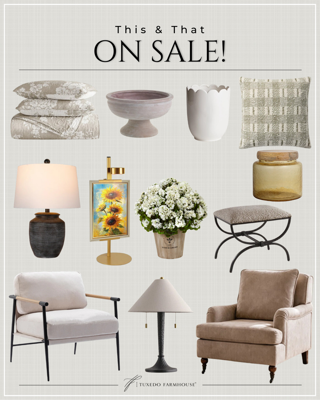 The best home updates don't have to cost a fortune. ✨ From cozy seating and soft bedding to pretty planters, lighting, and decorative accents, these on-sale finds make it easy to refresh your home while saving. Grab your favorites before these deals disappear!

#LTKSaleAlert #LTKHome #LTKStyleTip #HomeDecor #HomeDeals #NeutralDecor #CozyHome #OnSaleNow 

 #LTKSeasonal #LTKHome #LTKSaleAlert