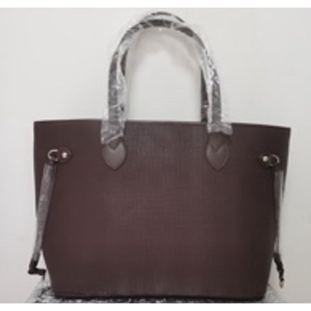 Daisy Rose Tote Shoulder Bag and Matching Clutch - PU Vegan Leather Handbag for Travel Work and Scho | Walmart (US)