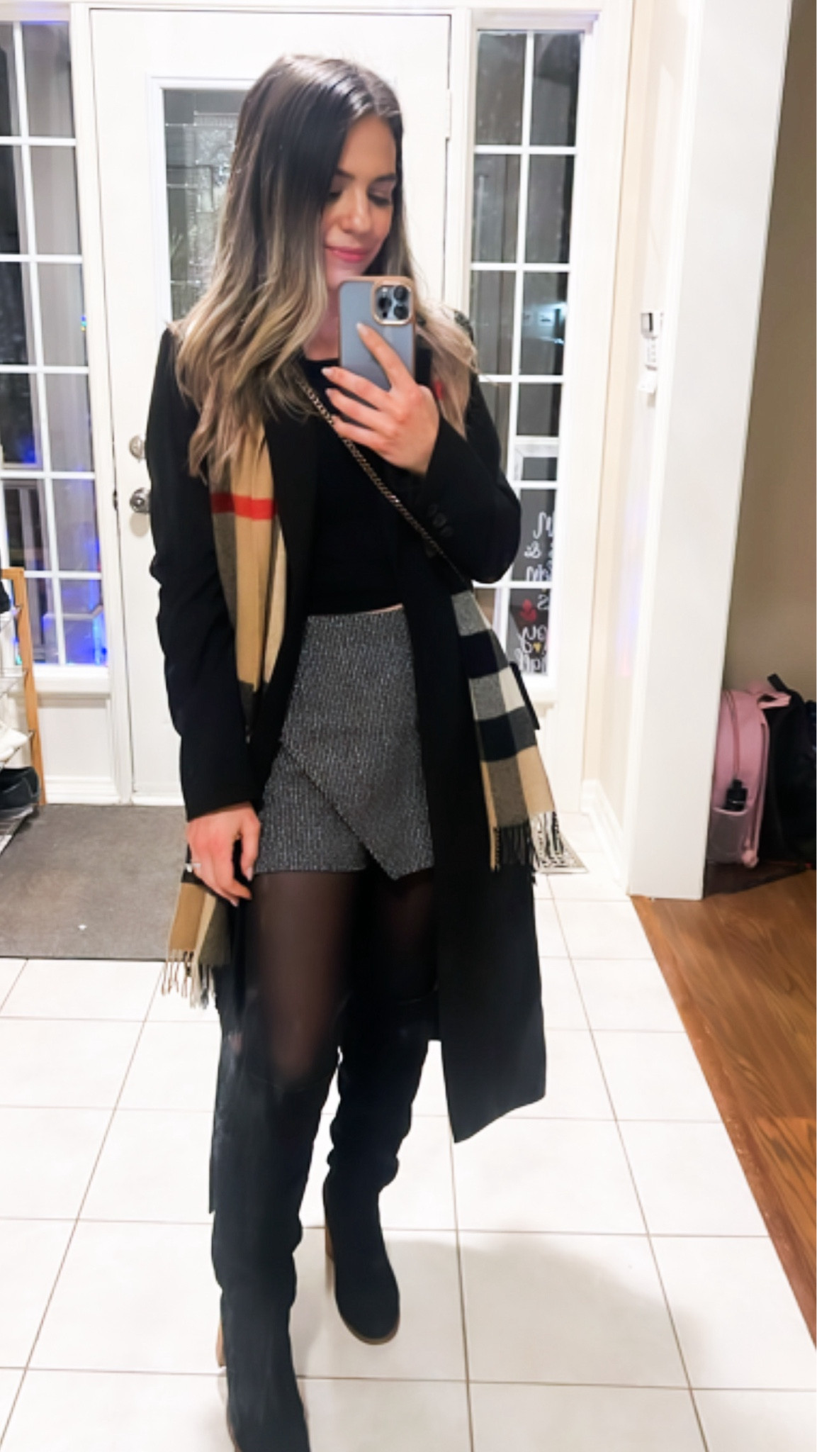 Skort 🤩 Paired with my fave sheer black tights. 

#LTKbeauty