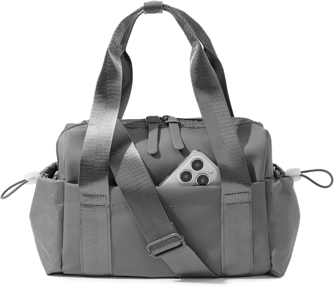 Small Gym Bag for Women, Mini Crossbody Gym Duffle Bag with Wet Compartment, Carry on Gym Tote Ba... | Amazon (US)