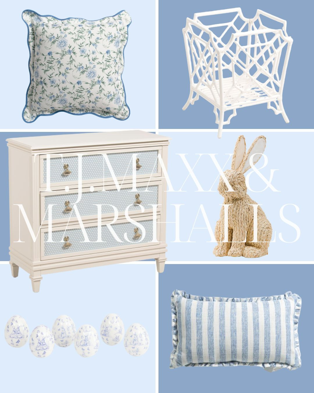 T.J. Maxx and Marshalls finds! 

living room | bathroom | bedroom | home decor | home refresh | bedding | nursery | classic home | traditional home | blue and white | furniture | coffee table | southern home | coastal home | grandmillennial home | scalloped | woven | rattan | classic style | preppy style | grandmillennial decor | blue and white decor | classic home decor | traditional home | bedroom decor | bedroom furniture | dresser | blue chair | brass lamp | floor mirror | euro pillow | white bed | linen duvet | side table | rug | glassware | cups | plates | hosting | kitchen spring | sale picks | outdoor furniture | porch | beach | Lillian August | Karma Home | Ballard Designs 

 #LTKSeasonal #LTKHome