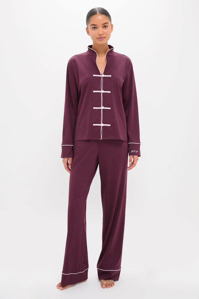 Winetasting Pima Cotton Wilford Women's Pajama Set | Tuckernuck (US)