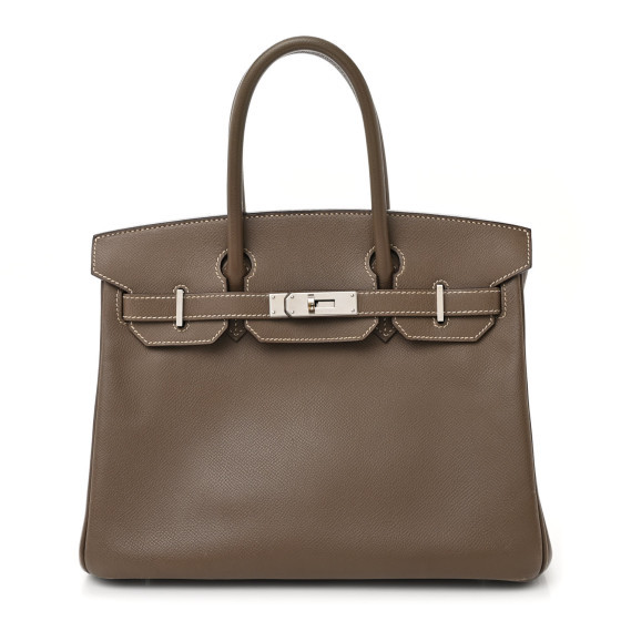 Hermes: All/Bags/Handbags/HERMES Epsom BIRKIN 30 Etoupe | FASHIONPHILE (US)