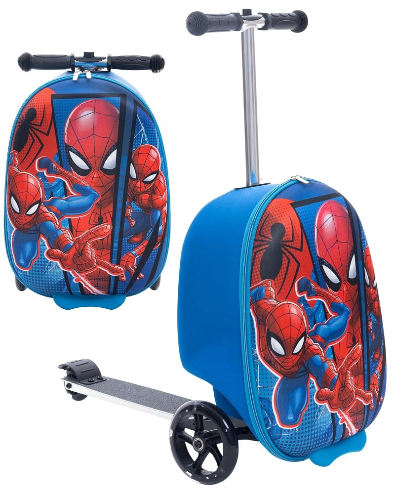 Fast Forward Frozen Scooter Suitcase for Kids – 18” Lightweight Disney Frozen Luggage for Gir... | Amazon (US)