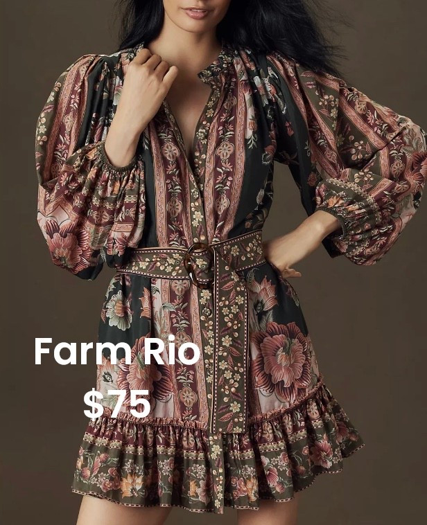 Farm Rio dress for $75 in cart!!! Sizes XXS-XL  

#LTKSaleAlert #LTKFindsUnder100 #LTKOver40