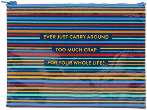 BLUE Q - Too Much Crap Zipper Pouch | Amazon (US)