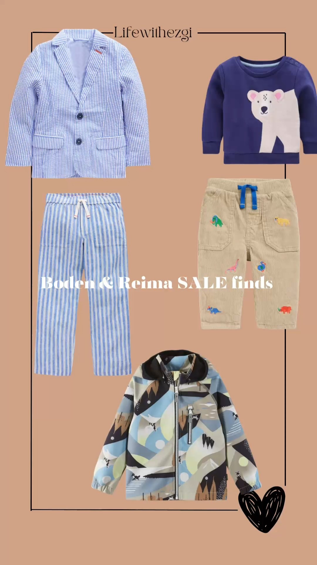 Boden & Reima are both on SALE right now 🤍
Sharing my favorite pieces for boys — classic Boden sets, soft embroidered joggers, and the cutest Reima outerwear.
Quality is amazing on both brands and they always last forever.

Everything is linked on my LTK for easy shopping ✨
#LifewithezgiStyle #LTKFamily #LTKFinds #LTKSale #LTKDeals #LTKUnder50 #LTKUnder100 #LTKMoms #LTKShopping #KidsFashion #ToddlerStyle #BoysFashion #KidsWardrobe #MomLifeUSA #SaleAlert #KidsSaleFinds #AffordableKidsClothes #MomApproved #ShoppingMadeEasy

#LTKKids