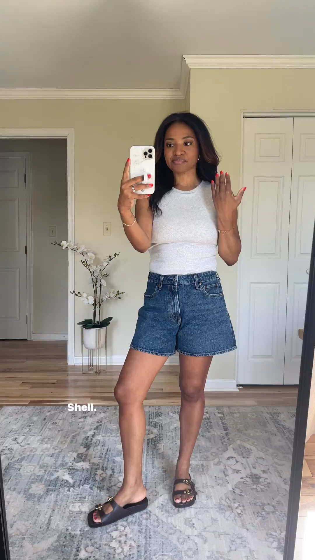 Wearing a small in the top and a size 27 in the curve love shorts


 #ltkover40 #ltkootd #ltkgrwm