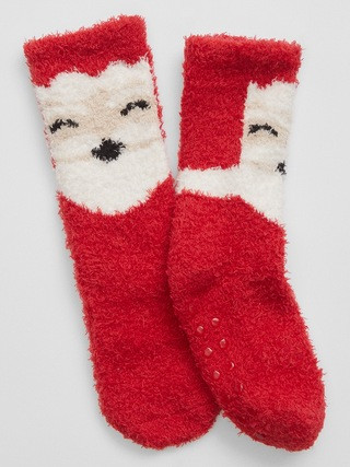 babyGap Santa Claus Cozy Socks | Gap Factory