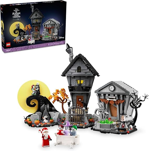 LEGO Disney Tim Burton's The Nightmare Before Christmas Decor - Building Set for Adults for Displ... | Amazon (US)