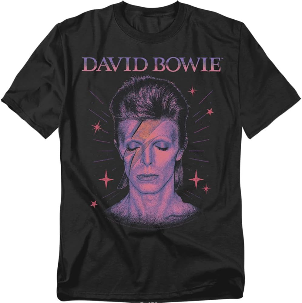 Popfunk Davie Bowie Ziggy Stardust Starburst Unisex Adult T Shirt | Amazon (US)